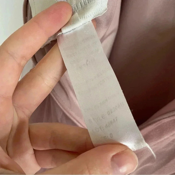 Waters BHLDN Tinsley Dress Rosey Mauve Tulle Sleeveless Bridesmaid Bow Size 0 - Picture 13 of 15